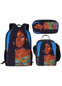 One-piece Delivery Customized Children Primary School Student Schoolbag Backpack Lunch Bag Pencil Case Three-piece Cross-border-Color:HBC191245C+G+K