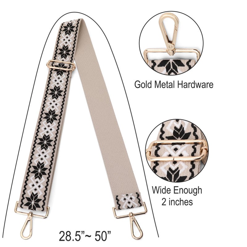 GINJKGO Purse Straps Women's Crossbody Handbags - Purse Straps Replacement Crossbody, Wide Shoulder Strap for Crossbody Bag - Image 3