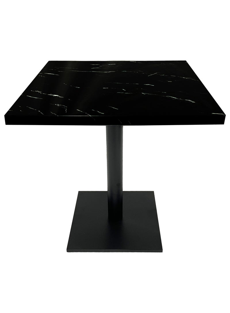 ميبل لديكور المنزل Maple Home Modern Dining & Coffee Table Accent MaTop Dining Metal  Table Accent Rock Stone Top Dining Metal Base Kitchen Bar Patio Living Dining Furniture 80*80cmBase Kitchen Bar Patio Living Dining Furniture 70*70cm  - Image 3