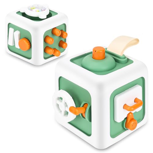SOSUSHOE Toys for 1 Year Old Boy Girl Montessori Busy Board Busy Cube Travel Toys for Toddlers 13 1 Year Old Girl Boy Gifts Easter Basket Stuffers for Toddler - Image 1