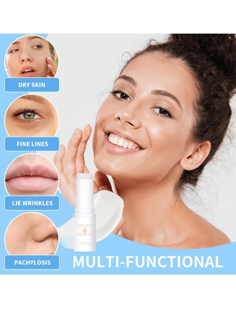 lakerain Moisturizing and Nourishing Cream Stick Multi Balm Facial Moisturizer Stick Balm Under Eye Cream Face Balm Stick for Hydrating and Smoothing Dry Skin Moisturizing Day and Night Stick 06  - Image 3