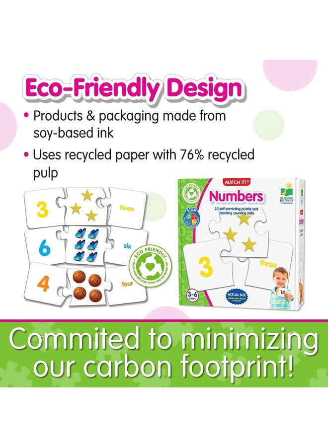 THE LEARNING JOURNEY : Match It! - Numbers - Self-Correcting Number & Counting Puzzles, Multicolor (116432) - Image 4