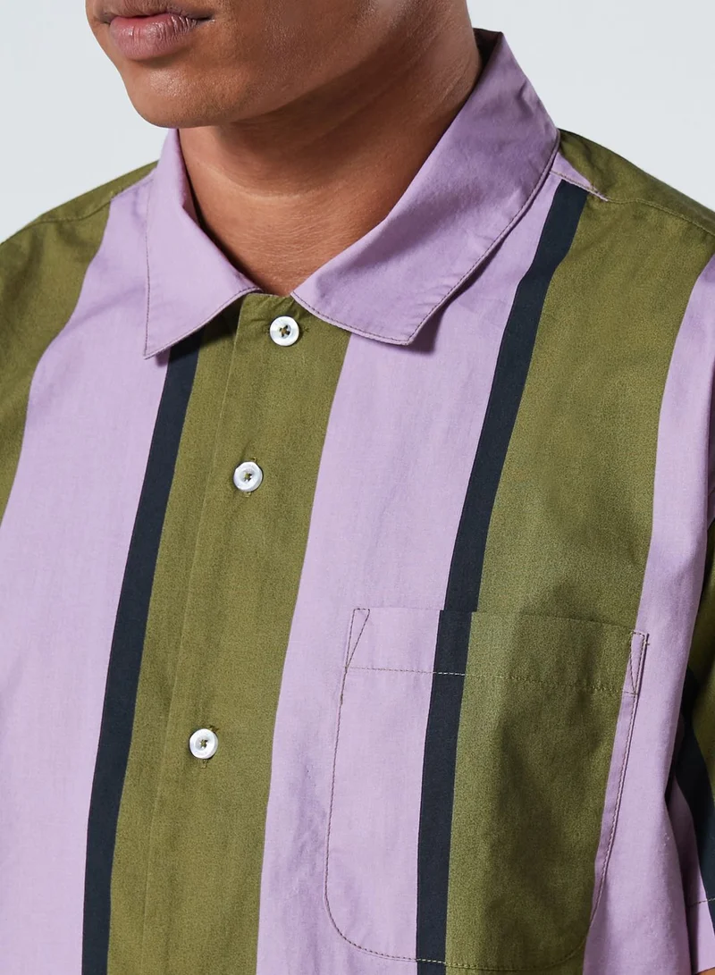 OBEY Shanty Striped Woven Shirt