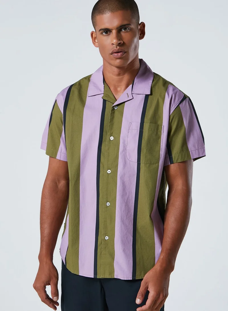 OBEY Shanty Striped Woven Shirt