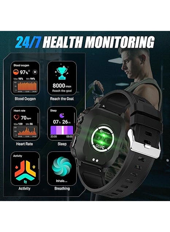 General Men's Smart Watch Outdoor Bluetooth Call Rugged Sports Smart Watch QX11 Waterproof Outdoor Sports Smart Watch  - Image 5