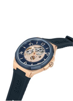 Kenneth Cole New York Analog Gents Watch With Navy Blue Silicone Strap 43mm  - Image 2