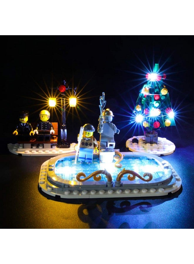 بريكسماكس طقم إضاءة LED لمحطة إطفاء قرية الشتاء - متوافق مع نموذج مكعبات البناء ليجو 10263 - لا يتضمن مجموعة ليجو - Image 5