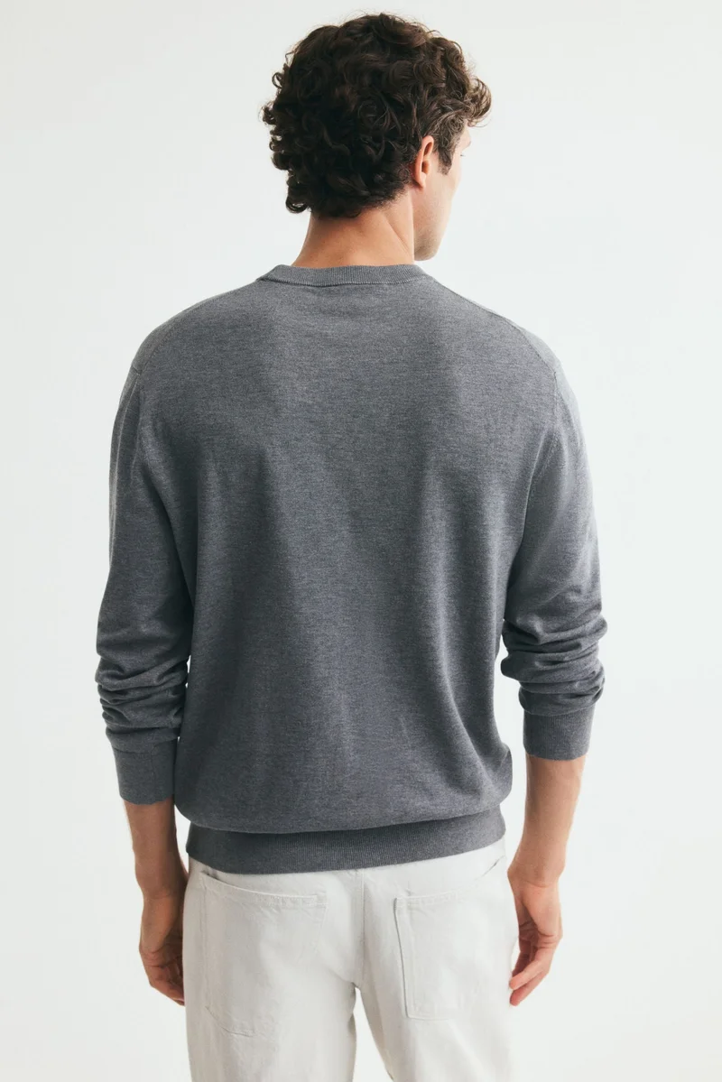 H&M  Regular Fit Fine-knit jumper for Men | Best Price UAE