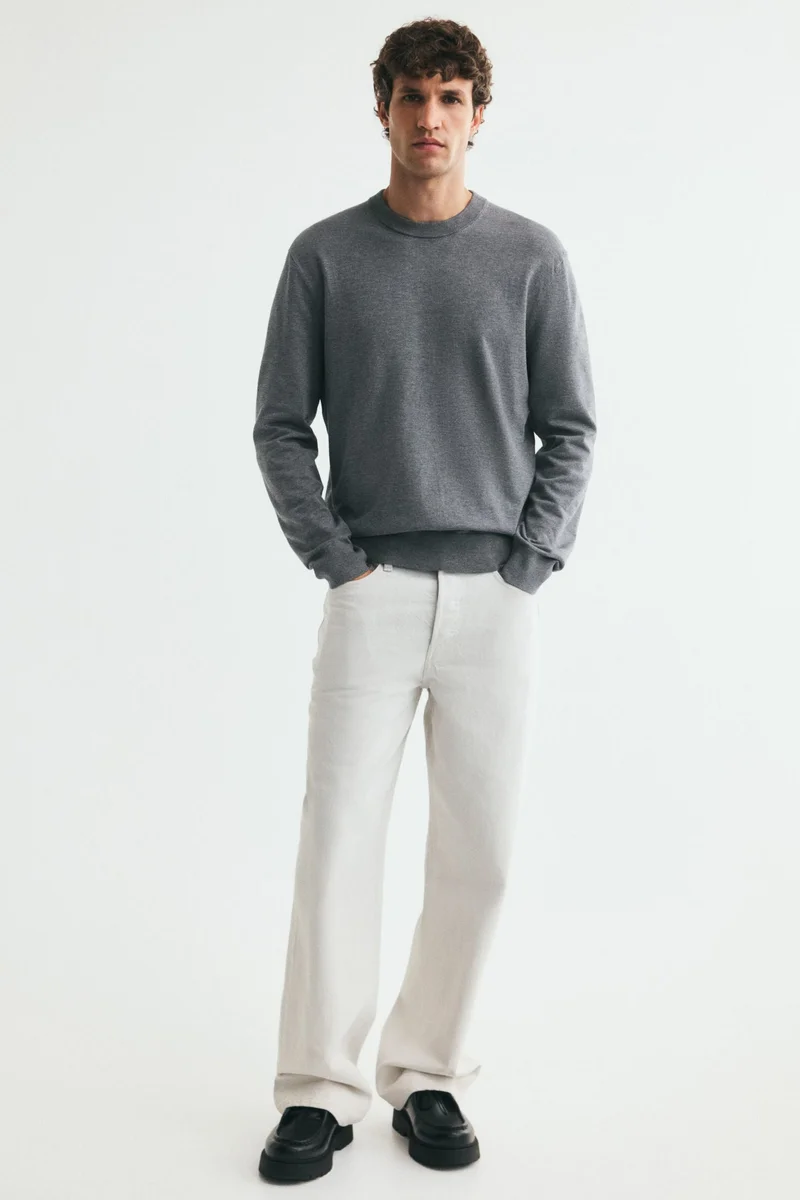 H&M  Regular Fit Fine-knit jumper for Men | Best Price UAE