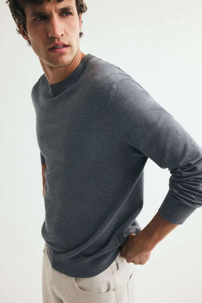 H&M  Regular Fit Fine-knit jumper for Men | Best Price UAE