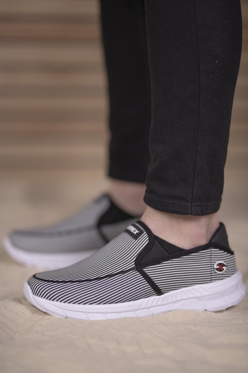 Riccon Black White Unisex Sneakers 001204 - Image 5