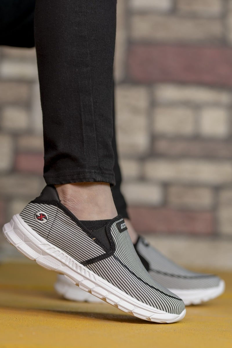 Riccon Black White Unisex Sneakers 001204 - Image 3