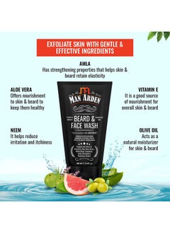 Man Arden Beard & Face Wash For Men - No Parabens, Sulphate, Silicones - 100Ml  - Image 5