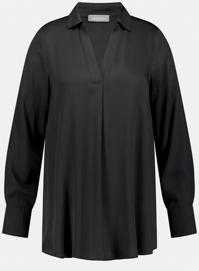 GERRY WEBER Long Sleeve Blouse With A V-Neckline  - Image 4