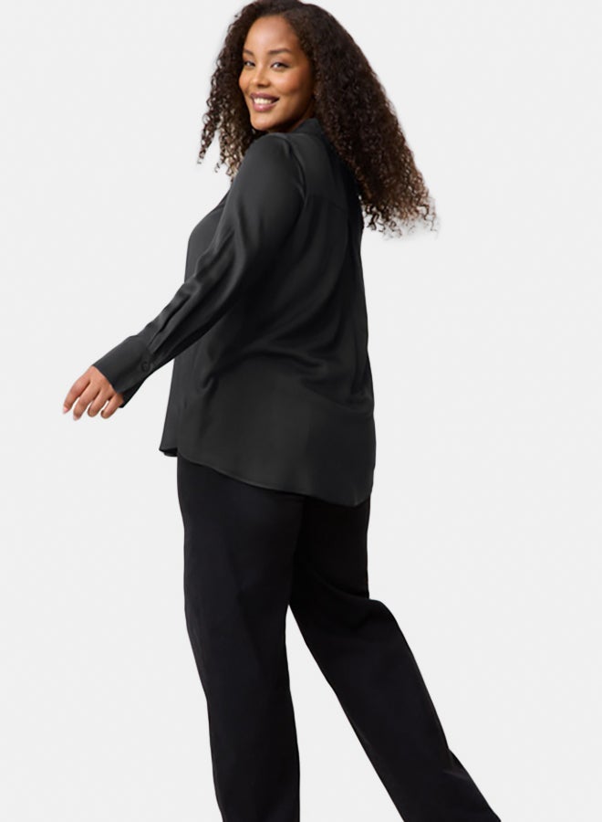 GERRY WEBER Long Sleeve Blouse With A V-Neckline  - Image 2