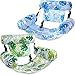 SLOOSH Inflatable Pool Floats Adult 2 Packs Floating Lounge ChairsBlow up Pool Noodles for Adult Heavy DutyFloating Chair for Party Summer Water Beach Lake FunSummer LeavesGreenBlue - Image 3