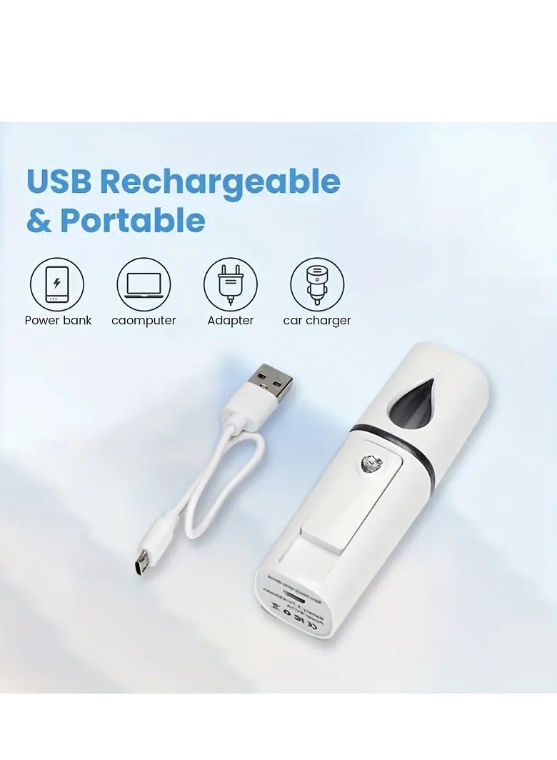 Wtrtr Portable Rechargeable Handheld Face Nano Mist Spray - Image 5