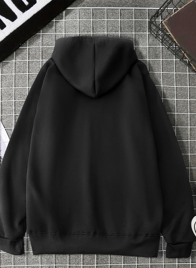 Take Two Black Butterfly Zip-Up Hooded Jacket - Image 2