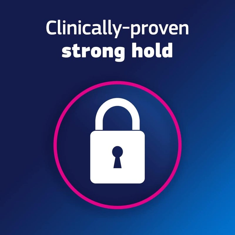 Fixodent Original Secure Denture Adhesive Cream for Full and Partial Denture Wearers, 2.4oz (Pack of 5) - Image 3