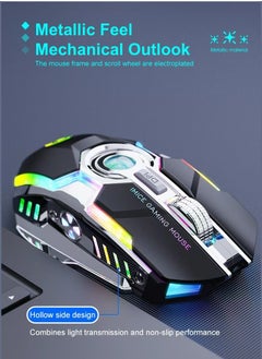 iMice 2.4G Rechargeable RGB Streamer Running Horse Wireless Luminous Gaming Business E-sports Mouse Gifts  - Image 5