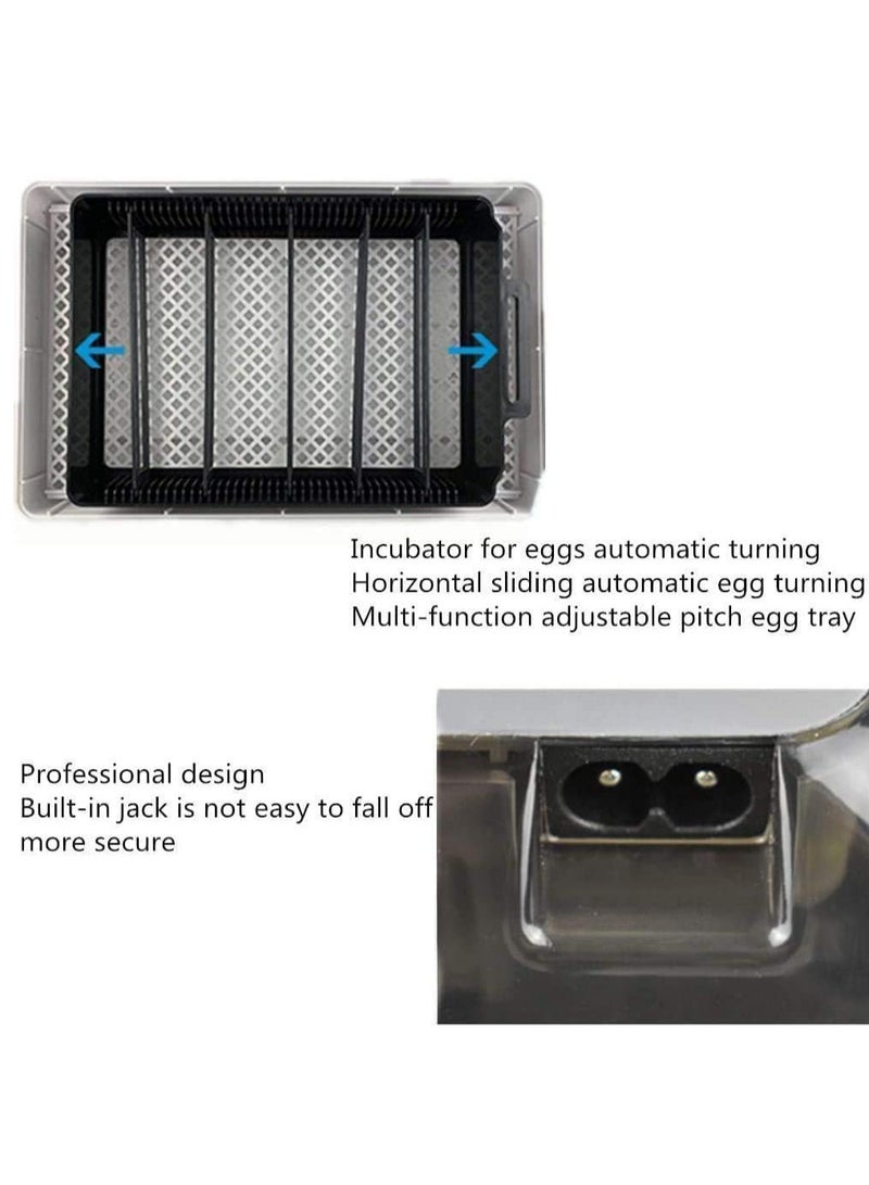 Generic Egg Incubator, 12 Tortoise Egg Incubator, Reptile Hatcher, Thermostatic Tortoise Brooder, with Auto Egg Turner Visible Lid Digital LED Display, for Egg Incubation Beginner Child Education Gift  - Image 5