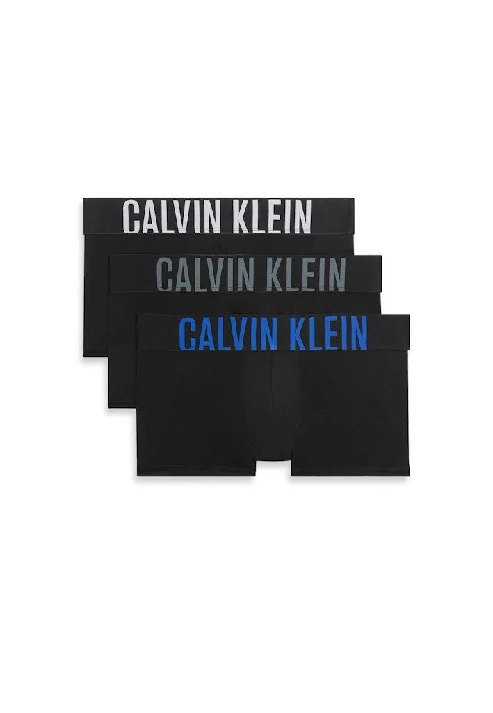 CALVIN KLEIN 3 Pack Low Rise Trunks - Intense Power Micro