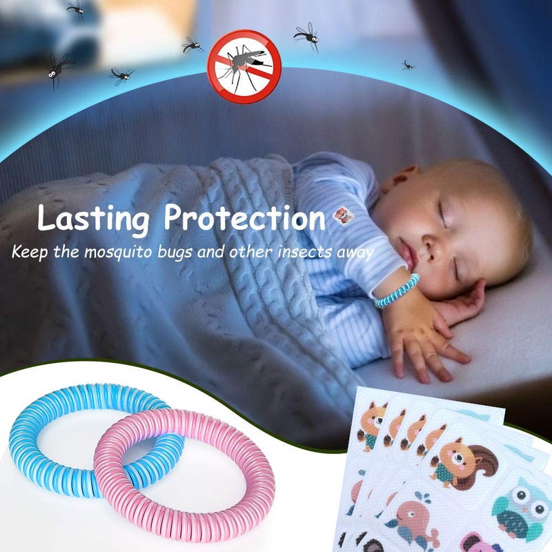 BuggyBands 120 Pack Mosquito Patches Stickers for Kids & Adult, Resealable Stickers with 2 Pack Mosquito Bracelet, Mosquito Stickers for Indoor Outdoor Camping & Travel Summer Camp Essentials - Image 3