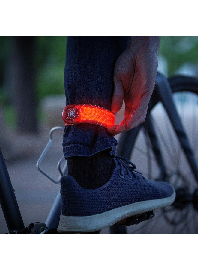 NITE IZE Slaplit Rechargeable Led Slap Wrap Light Up Bracelet Or Anklet For Nighttime Visibility Red With Red Led - Image 5