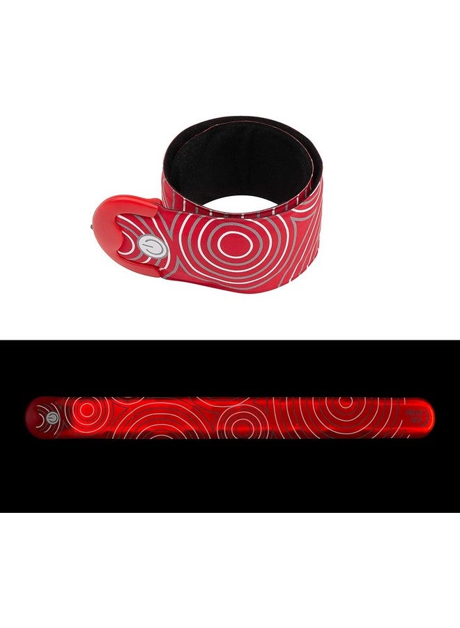 NITE IZE Slaplit Rechargeable Led Slap Wrap Light Up Bracelet Or Anklet For Nighttime Visibility Red With Red Led - Image 4
