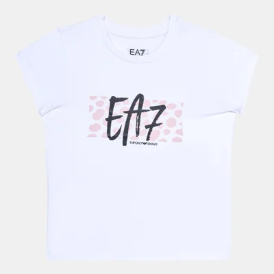 EA7 Emporio Armani Kids' Graphic Stretch T-Shirt (Older Kids)