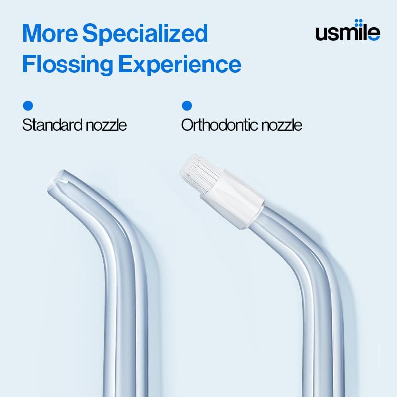 usmile All budget friendly options Water Flosser Ultrasonic Water Flosser, Your Ideal Choice for Your Oral Health and Daily Hygiene, Modern and Stylish Design, Combining Convenience and Efficiency in Removing Pulp Consistent single item quality - Image 5