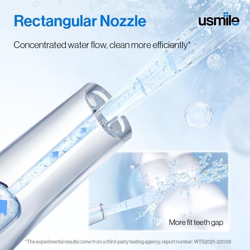 usmile All budget friendly options Water Flosser Ultrasonic Water Flosser, Your Ideal Choice for Your Oral Health and Daily Hygiene, Modern and Stylish Design, Combining Convenience and Efficiency in Removing Pulp Consistent single item quality - Image 4