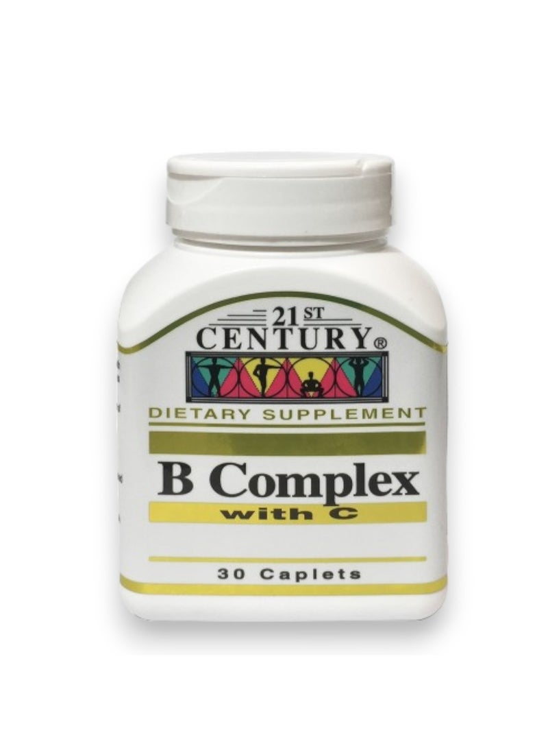 B Complex with C, 30 Caplets