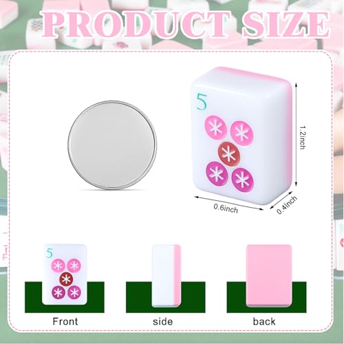 Arrowbash American Mahjong Set Only with 160 Mahjong Tiles 12inch American Mah Jong Set Hand Carved Pattern for Adult Social Party Mah Jong Lovers Gift - Image 5