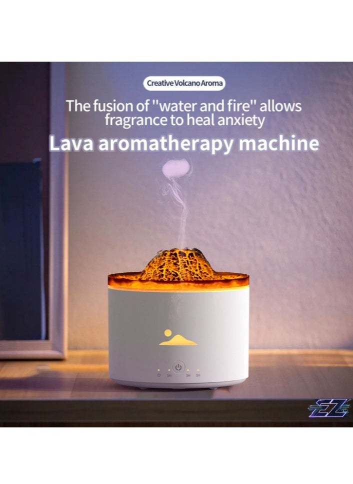 BGM "Large Capacity Volcanic Aroma Diffuser: Volcano Jellyfish Smoke Ring Humidifier with Remote Control"  - Image 2