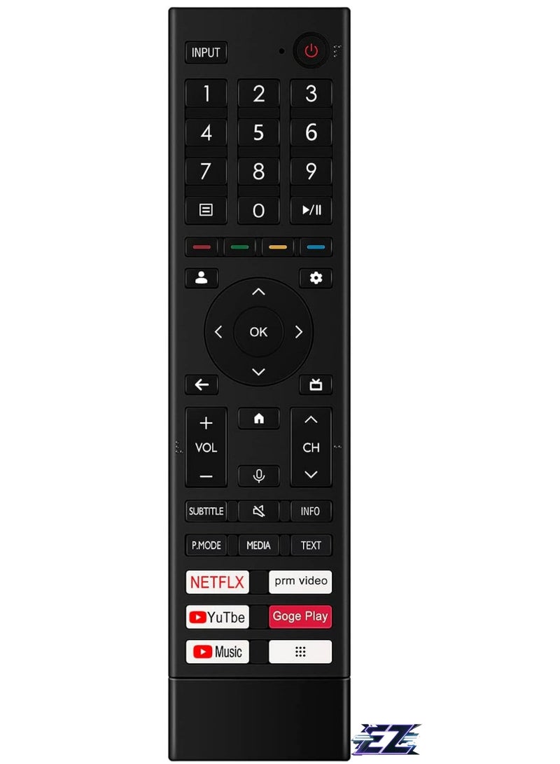 ELTRAZONE Replacement Voice Remote Control ERF3AC80H Suitable for Hisense Smart TV with battery - Image 2