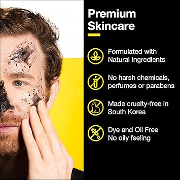 LUMIN Lumin Charcoal Scrub Deep Detox for Men Face Cleanser for Men Pre Shave Scrub A charcoal face exfoliator that refreshes rejuvenates the skin Suitable for all skin types 30ml 1Pack - Image 3