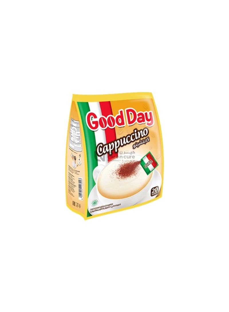 good day قهوة كابتشينو فورية بيوم جيد 20 كيس