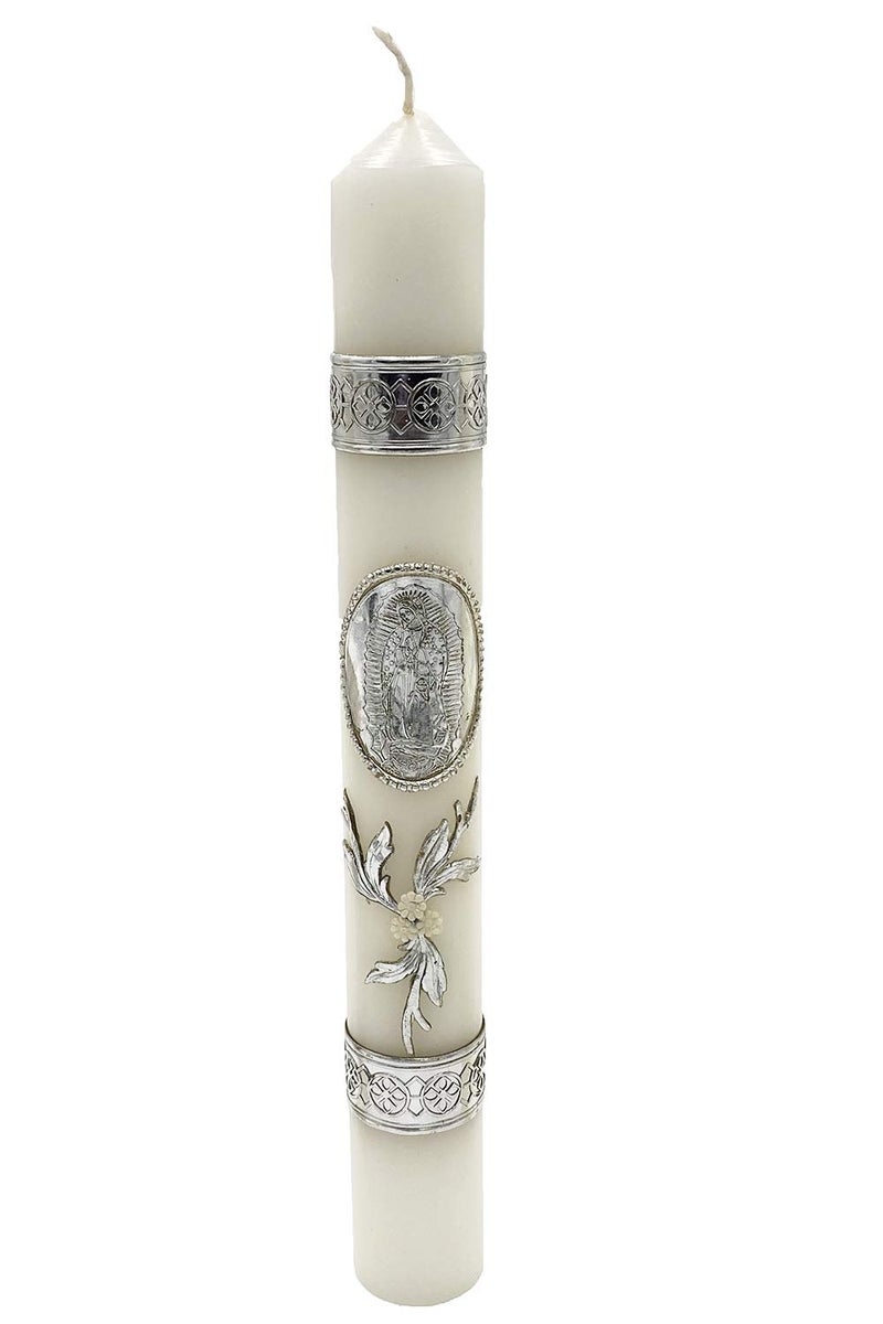 Pink Princess Baptism Candle Set for Boys Girls - Baptism Set Catholic with Candle - Velas para Bautizo de NiÃ±o Set NiÃ±a (Pink) - Image 3