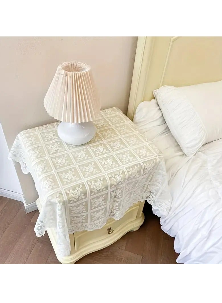 Nordic style beige lace tablecloth - Image 5