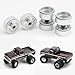 DJX CNC 13 inch Front Rear Dually Beadlock Wheels Rim for RC Crawler Car 124 Axial SCX24 F150 C10 118 Redcat Ascent18 Traxxas TRX4M RC Upgrades PartsSilver - Image 2