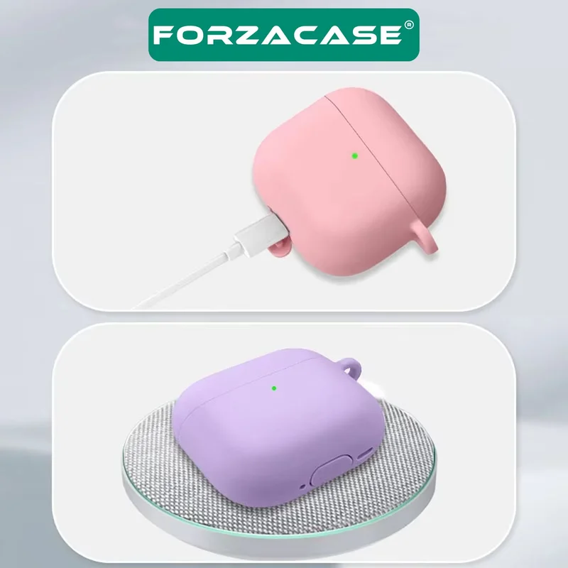 فورزاكاس Bluetooth Headphone Case with Keychain Compatible with Airpods 4 - FC793