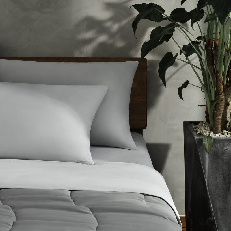 REST® Evercool®+ Top Sheet, Full/Queen Size, Light Gray, 93"X108" (1 Flat Sheet only) - Image 5