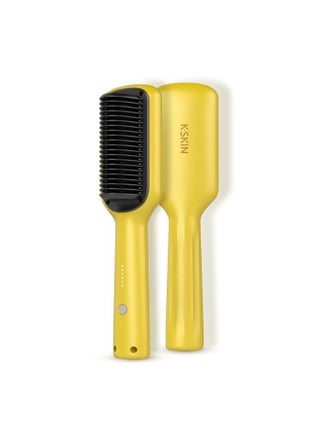 K.skin KD680 Mini straightener hair brush curlers comb,Yellow - pzsku/Z5FBFAD4BBF244AEBFA26Z/45/_/1715360548/4652730d-0e51-49c0-99dd-c14ee0cf1fed