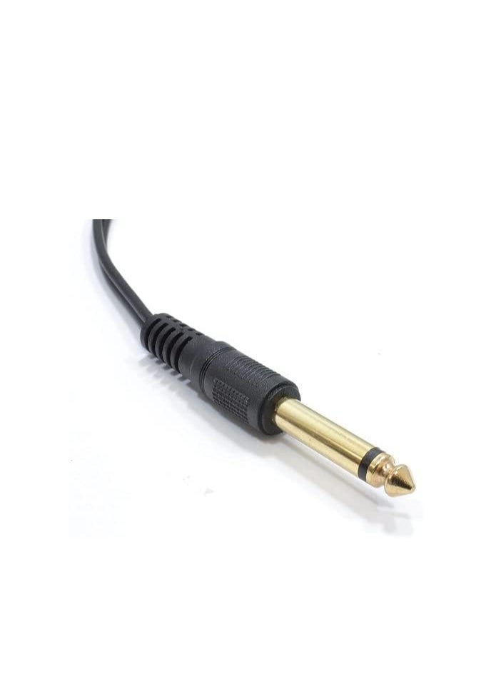 Keendex 1807 2 in 1 audio splitter cable, 6.35 mm - black - pzsku/Z5FBFD2899D21E284FBE2Z/45/_/1721034639/cb9b3b3f-c740-440a-98bf-767f813eede2