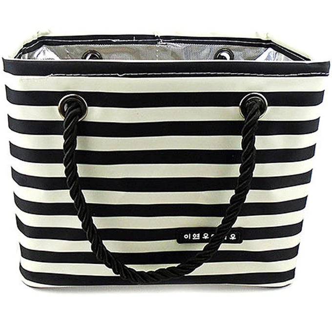 FOLDING QUICK DRY SHOWER CADDY TOTE BAG WITH MESH BOTTOM WATERPROOF OXFORD BATH ORGANIZER