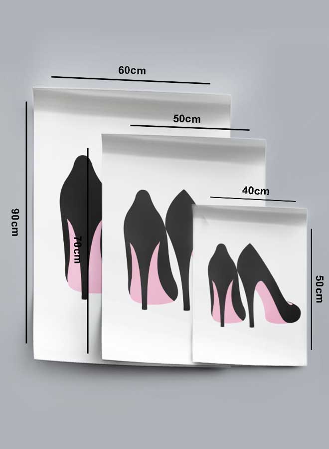 LOWHA Poster Painting Art With Four Separate Pieces Of Double-Sided Stickers Heels For Home Bedroom Living Room And Office Decor  - Image 4
