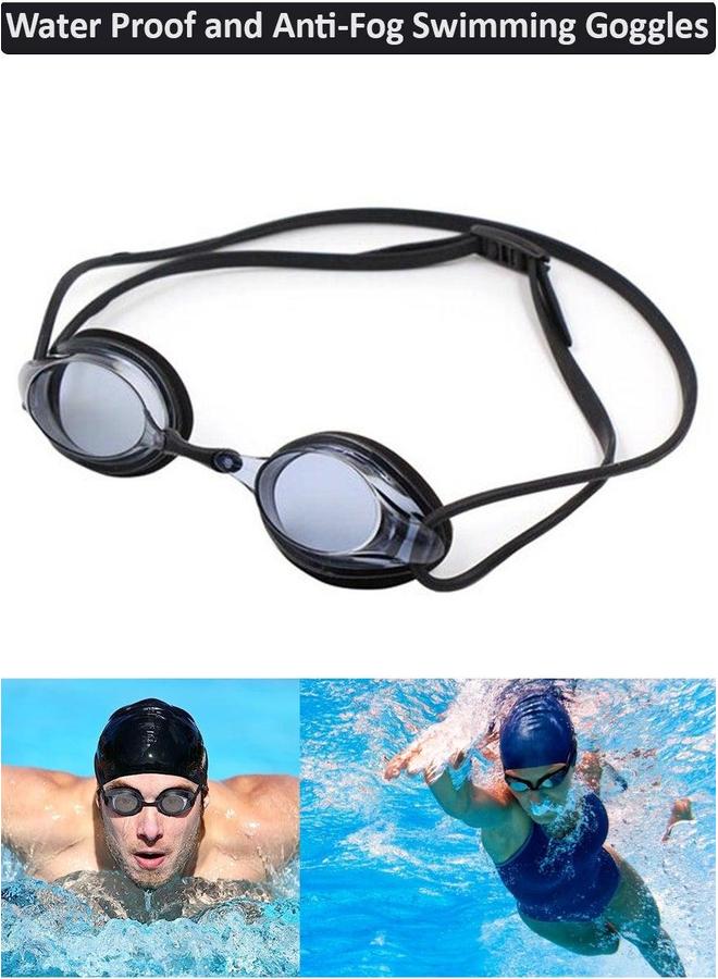 نظارات سباحة مع خاصية مضادة للضباب، حماية من الأشعة فوق البنفسجية، إطار سيليكون ناعم مقاوم للتسرب، ورؤية واسعة للغاية، نظارات عالية الجودة تحمي عينيك، نظارات سباحة مثالية للأولاد والبنات والأطفال والبالغين - Image 1