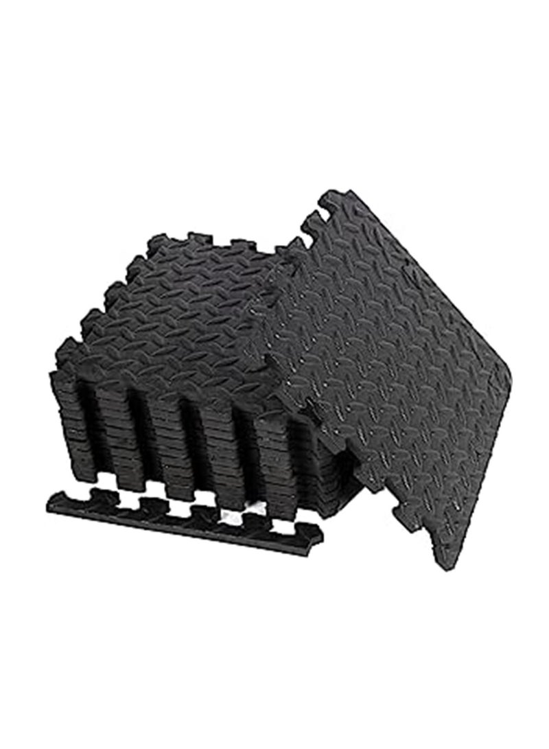 12 Pack Puzzle Exercise Floor Mat, Foam Mats with Interlocking Floor Tiles  12'' x 12'' Foam Gym Mat, Protective Flooring Mats Interlocking for Home and Gym Equipment - Image 1