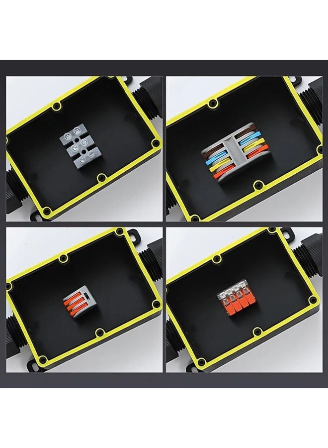 5 Way Plastic Junction Box 90x60x34mm Electrical Grounding Busbar Easy Installation - Image 5